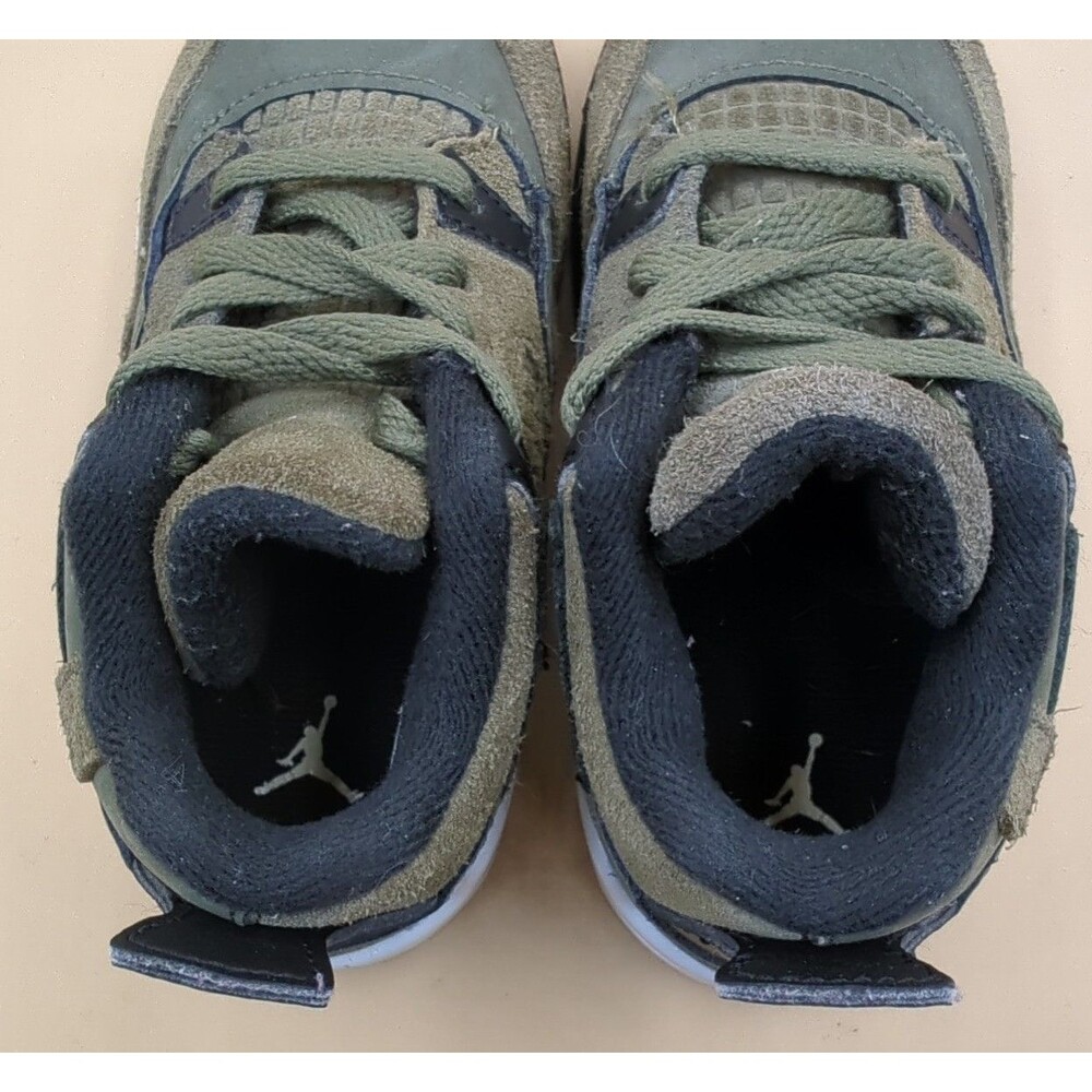 Nike Air Jordan 4 Retro SE Craft Medium Olive TD Size 8C FB9930-200 - Picture 8 of 11